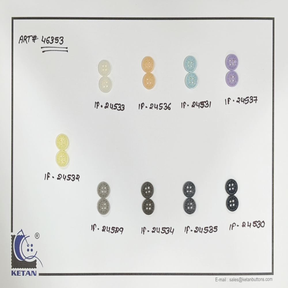 Poly Pearl Buttons - Color: Any Colour