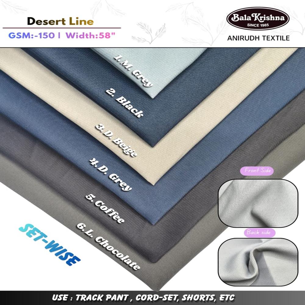 Desert Line - Polyester Lycra - Application: Garments
