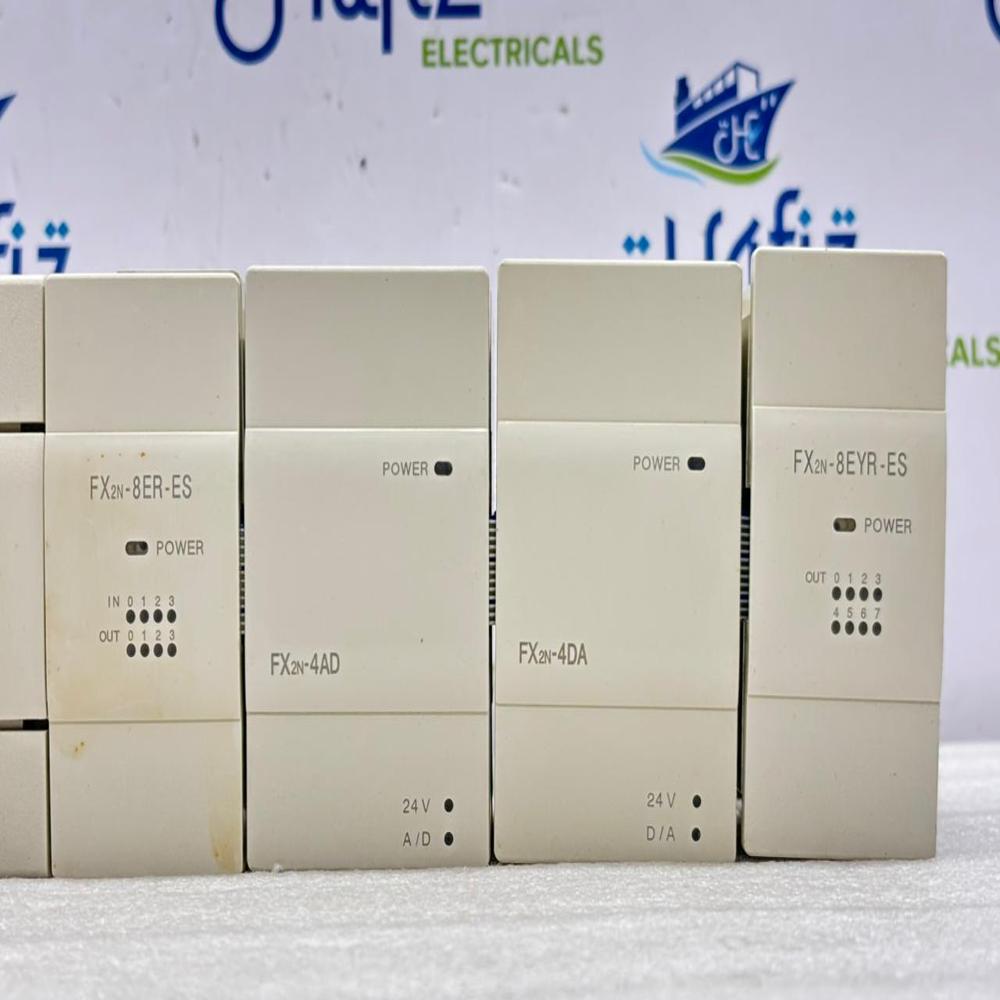 MITSUBISHI ELECTRIC FX3U-16M CPU FX2N-4DA INPUT FX2N-8EYR-ES OUTPUT