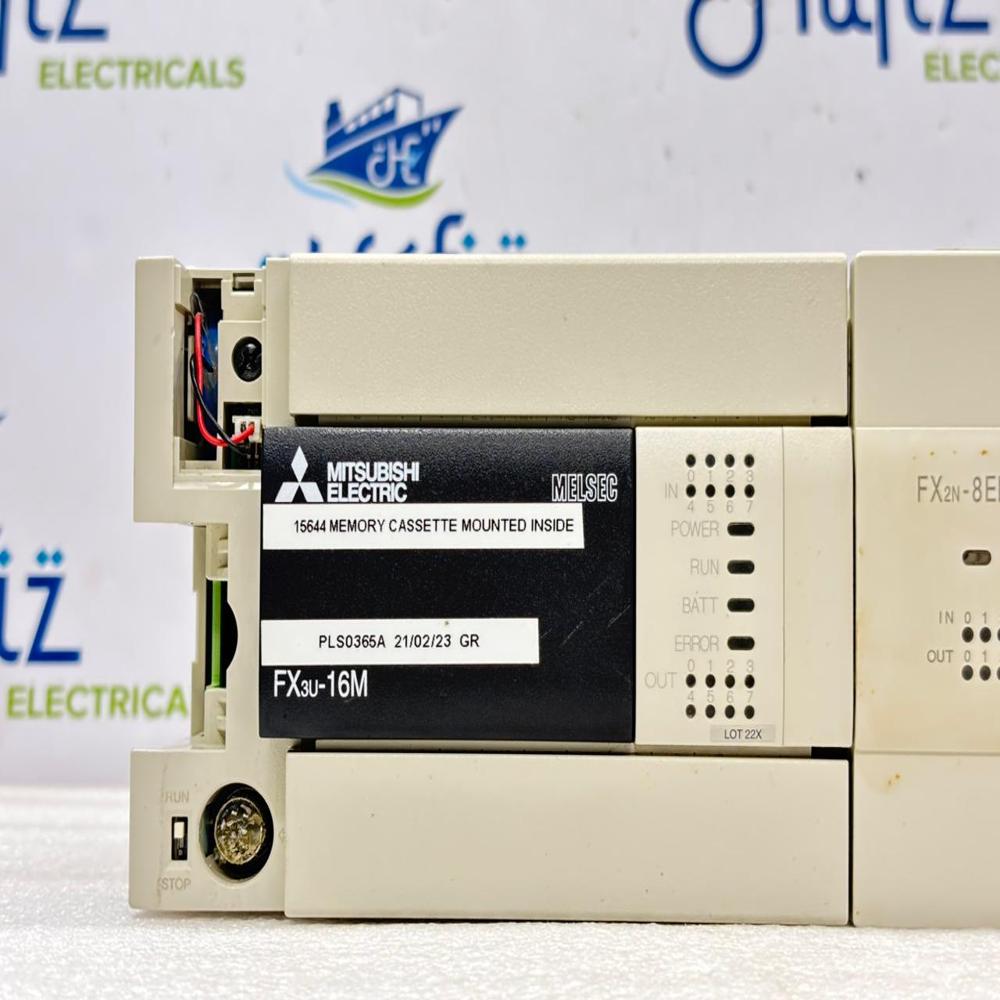 MITSUBISHI ELECTRIC FX3U-16M CPU FX2N-4DA INPUT FX2N-8EYR-ES OUTPUT