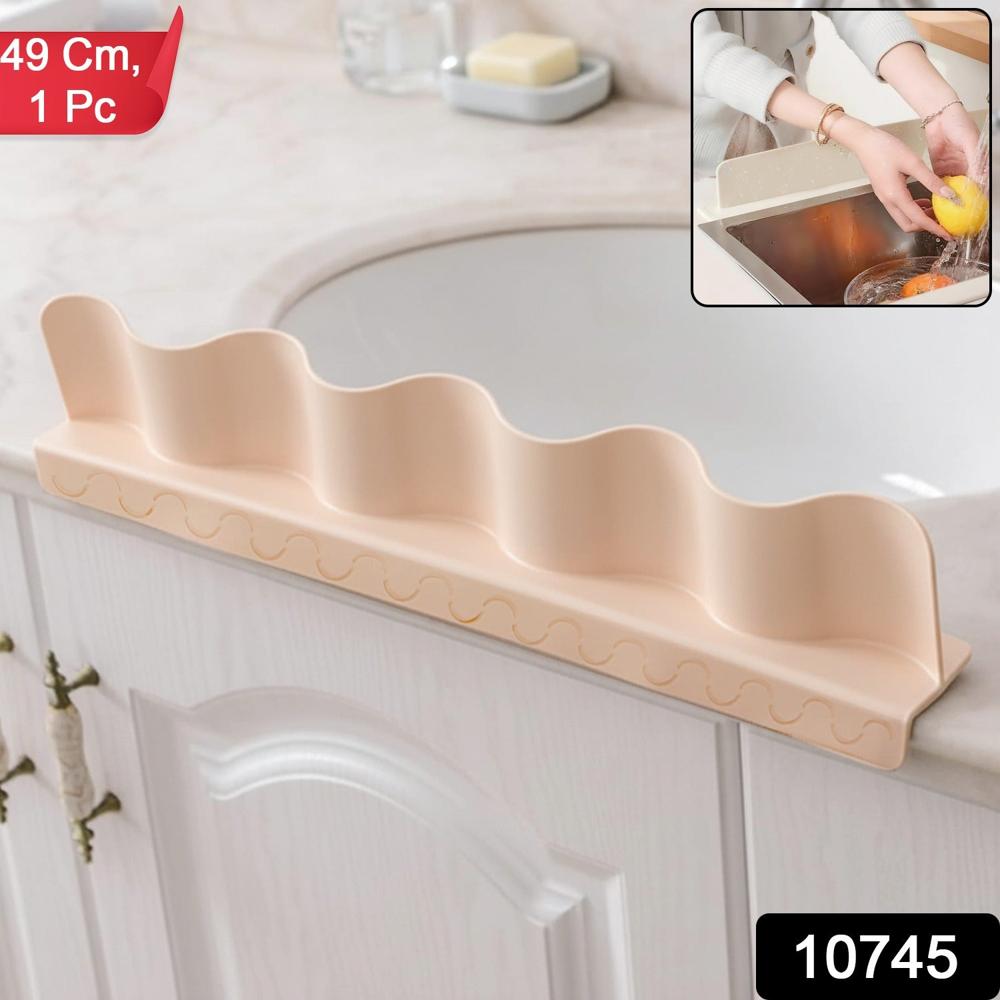 Premium Kitchen Sink Splash Guard (1 Pc / 49 Cm Long) - Color: Mix