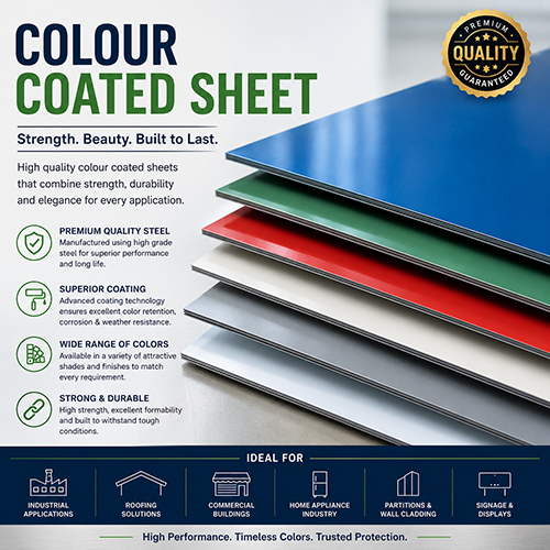 Color Coated Sheet - Coating Type: Polyester / Pvdf / Smp / Epoxy