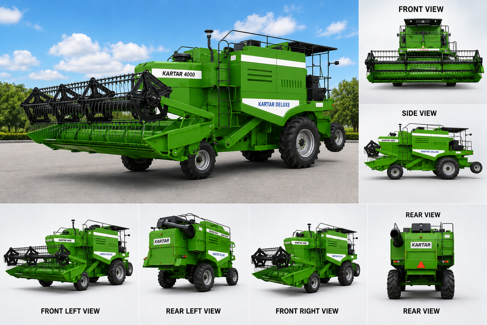 Large Combine Harvester