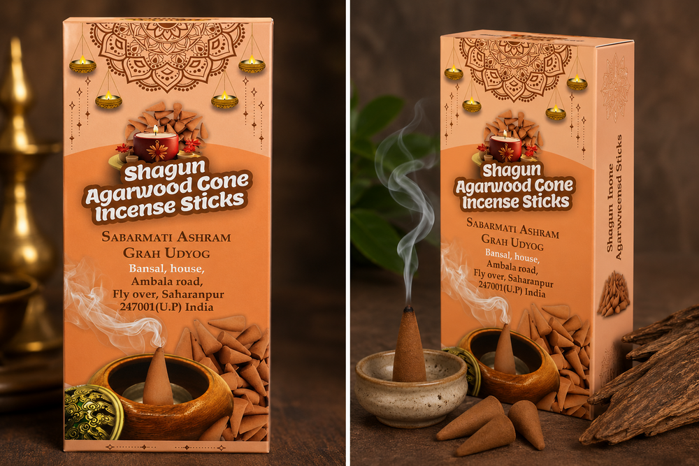 Shagun Agarwood Cone Incense Sticks