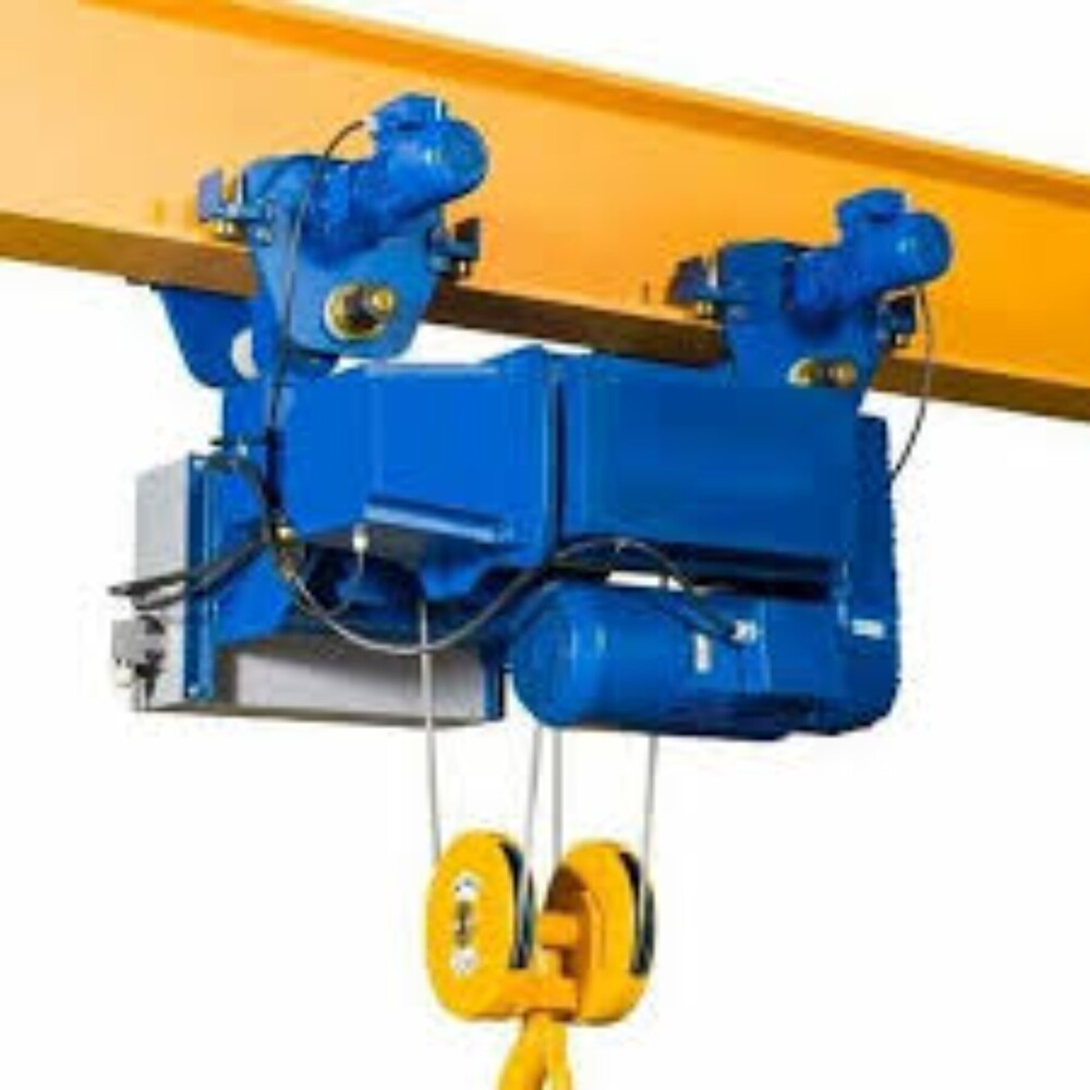Crane Hoist - Industrial Grade Hoist | Yellow Paint Coated, Available In Various Sizes, Weight Varies By Model