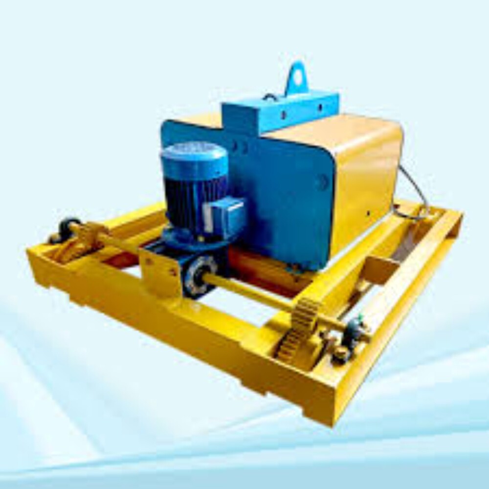 Crane Dg Eot Trolley - Various Sizes, Yellow Paint Coated Finish , Designed For Crane Applications With Weight Variance Per Model