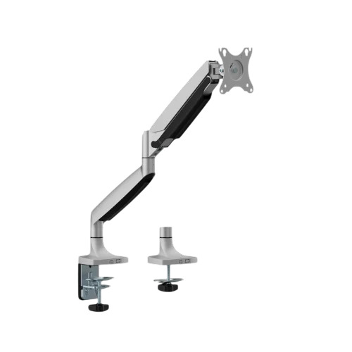 Heavy Duty Gas Spring Computer Monitor Arms - Dark Grey
