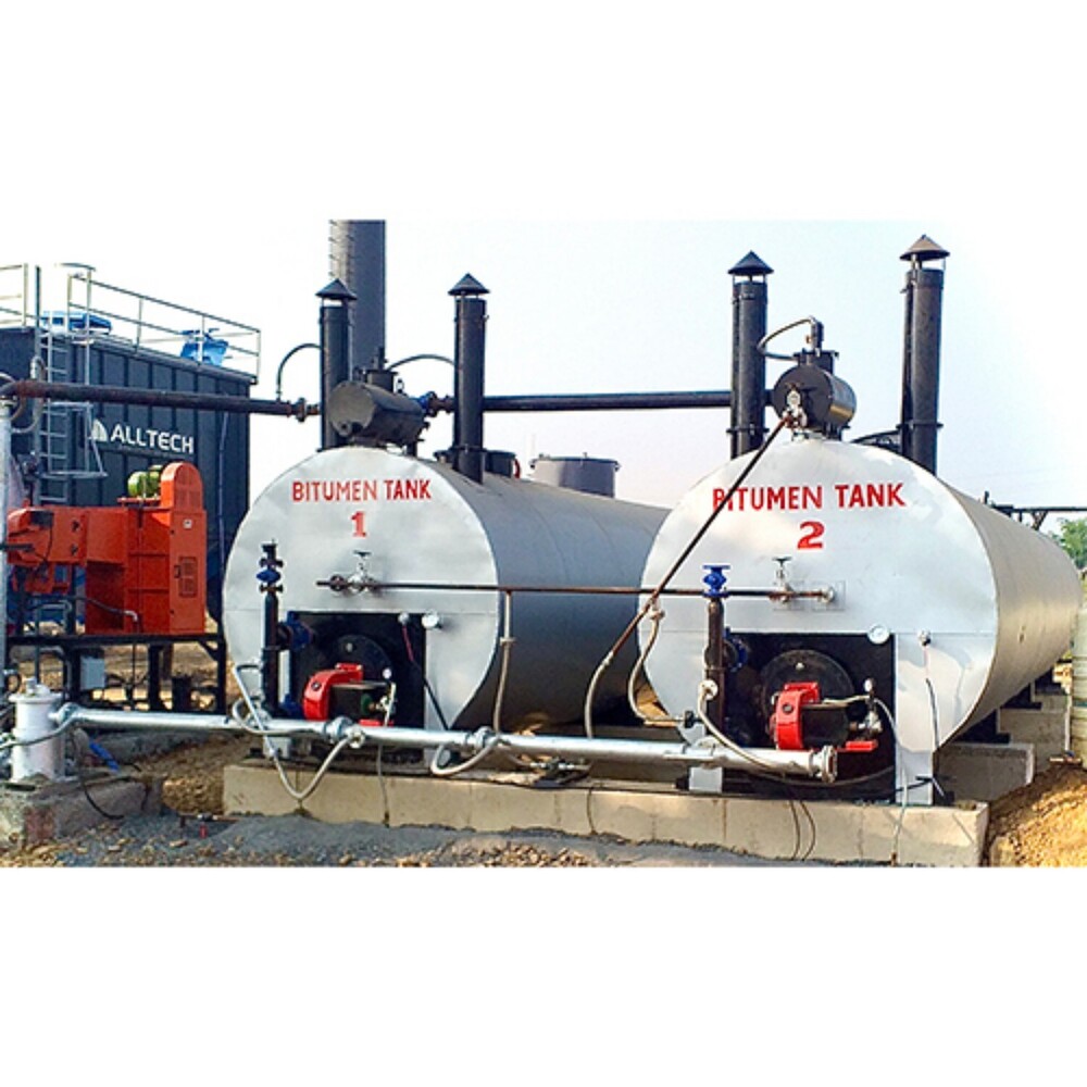 Direct Heating Bitumen Tanks - Capacity: Customizable (As Per Requirement)