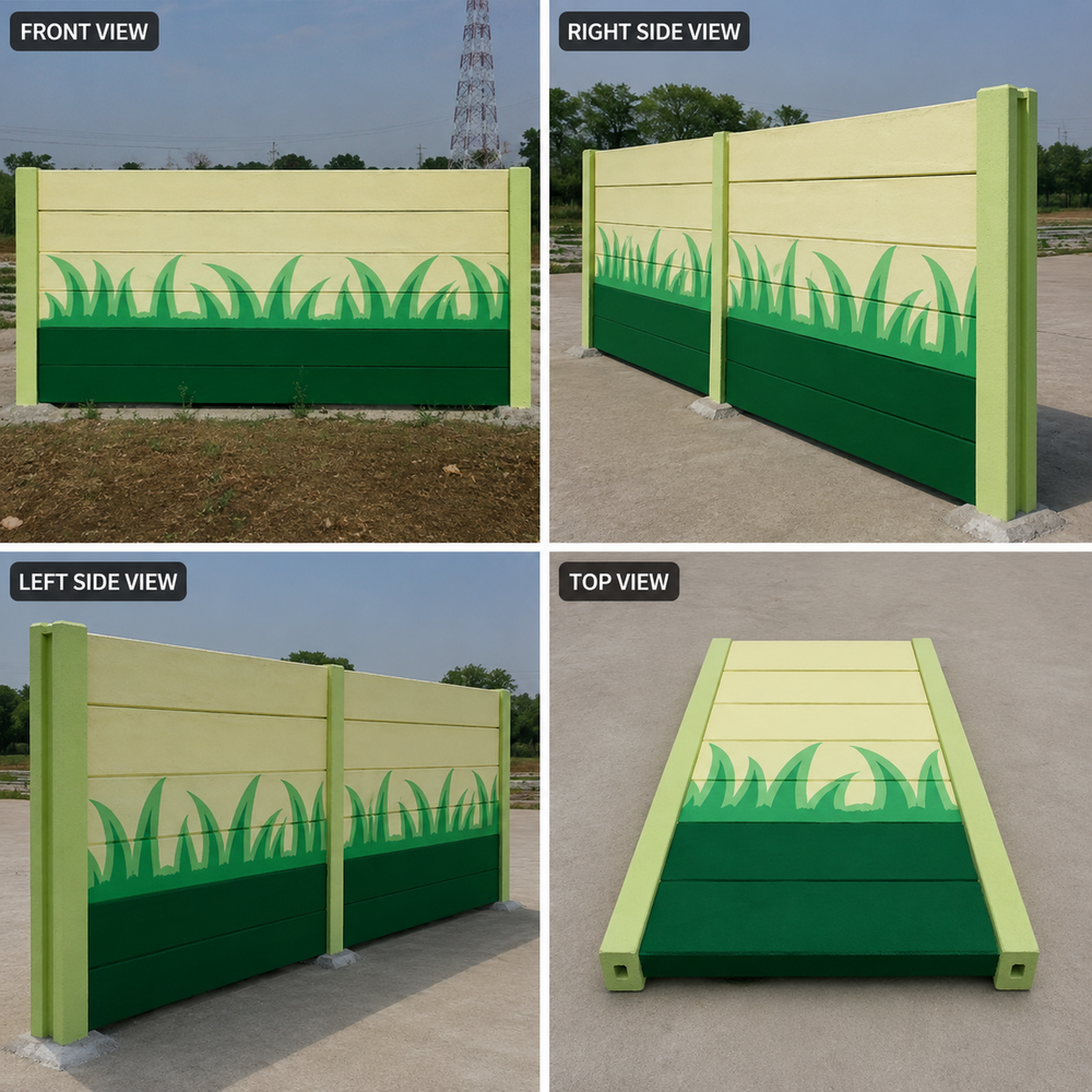 Rcc Readymade Garden Wall - Usage: Industrial