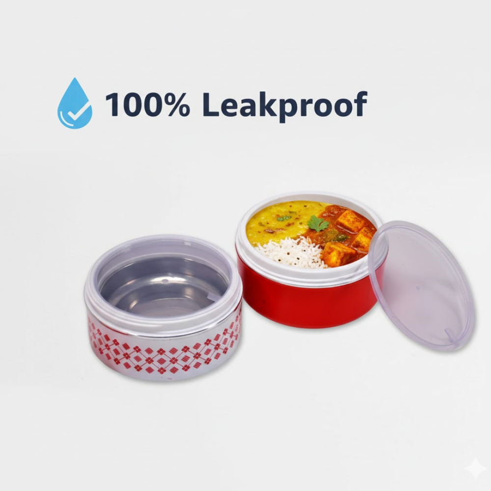 2 Layer Insulated Lunch Box Tiffin