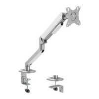 Gas Spring Monitor Stand & Computer Monitor Arm Singal Monitor Arm - Finish: Powder Coated