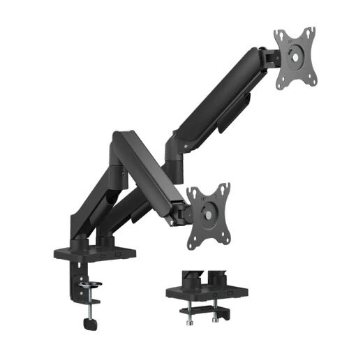 Dual Computer Monitor Arms - Black