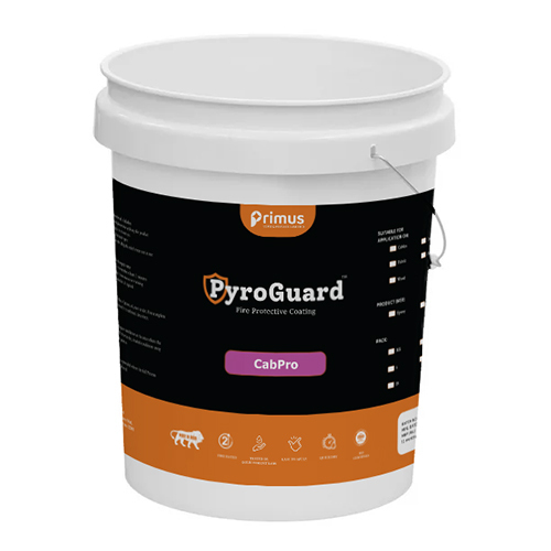 Pyroguard Cabpro Fire Protective Coating - Color: Black & Orange