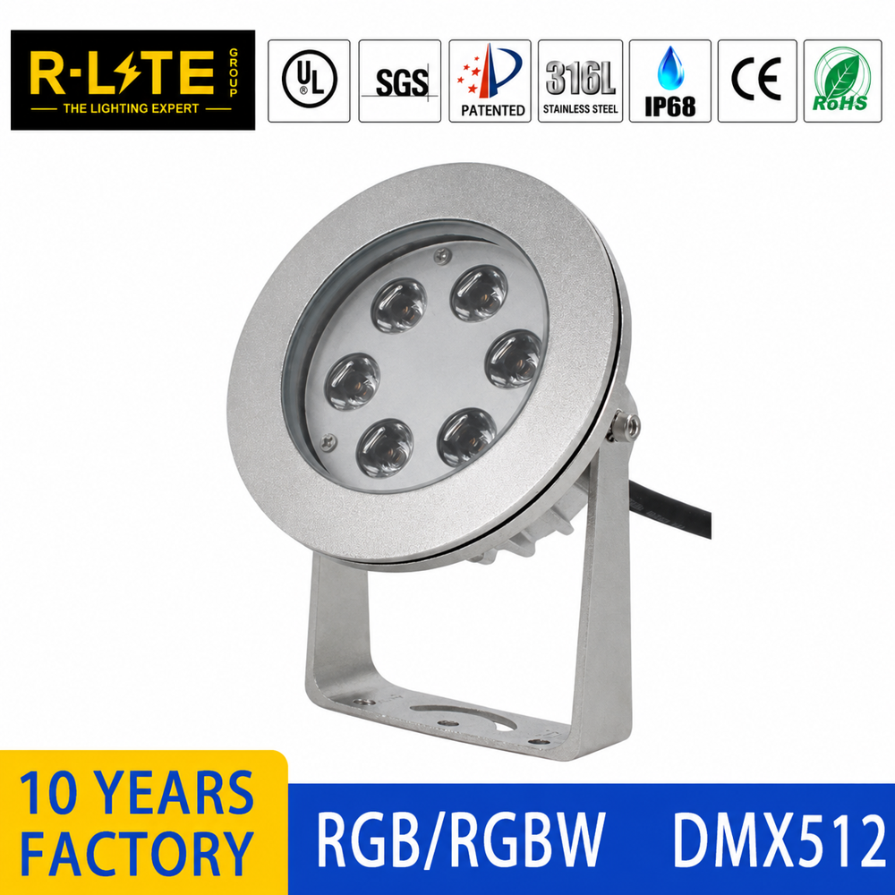 RGBW 18W LED Fountain Light