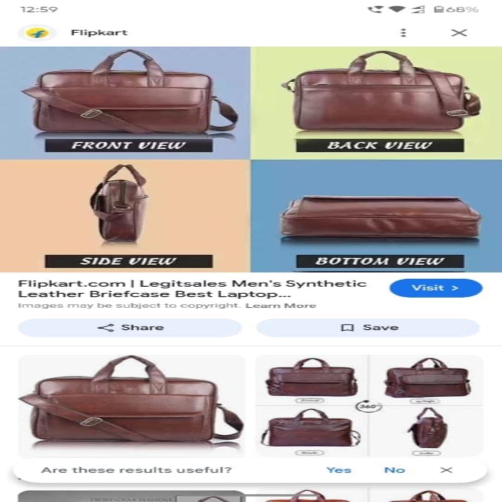 unisex leather briefcase laptop bag