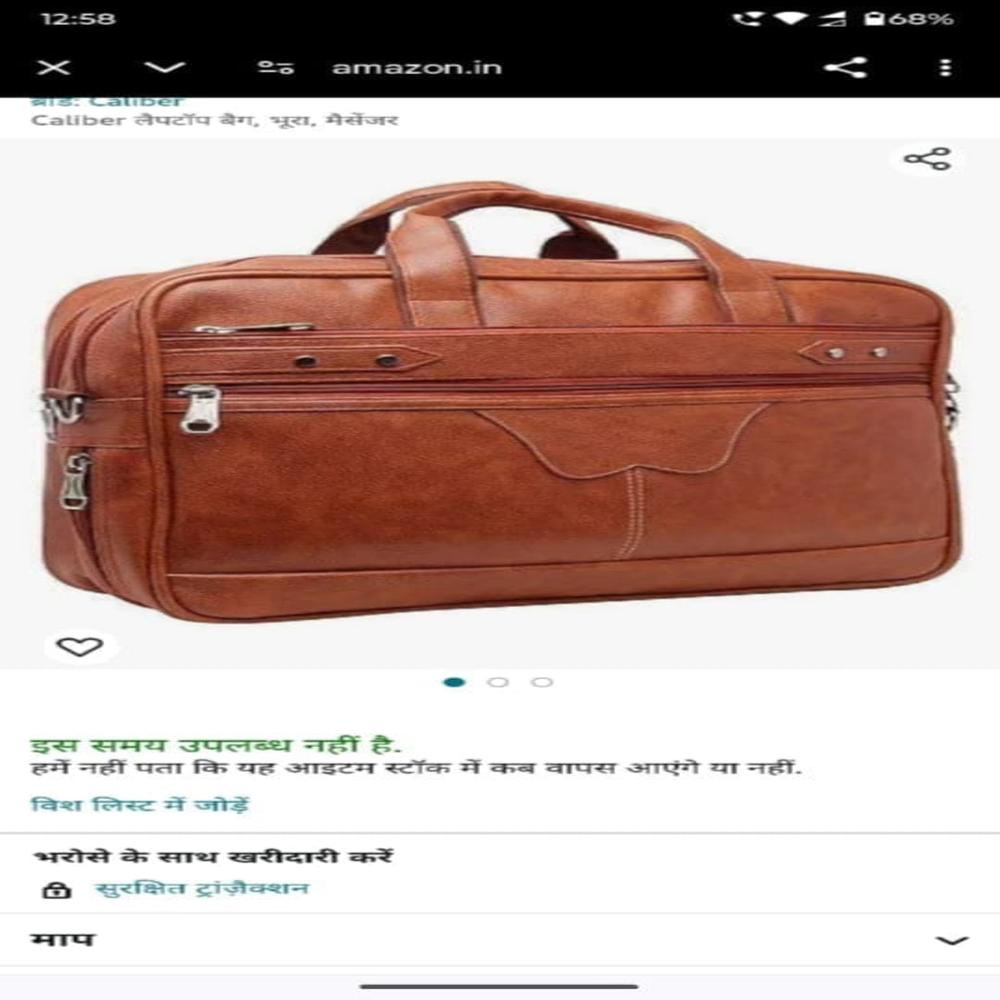 unisex leather briefcase laptop bag