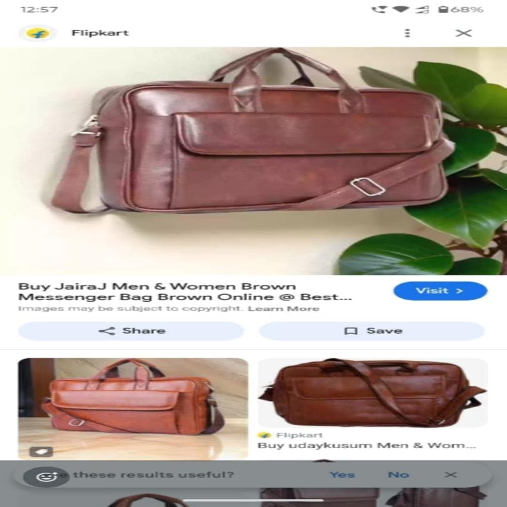 unisex leather briefcase laptop bag