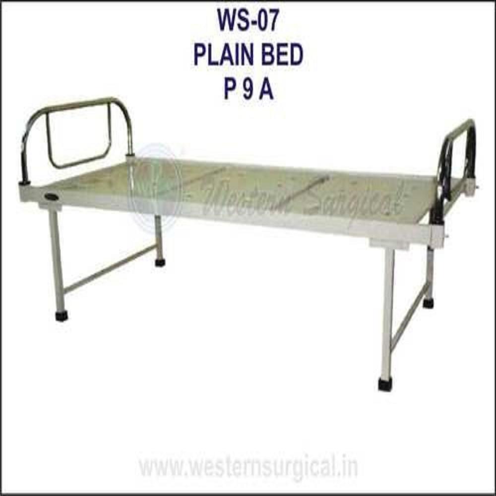 Plain Bed - Stainless Steel, 72''x30''x22'' | Durable, Eco-friendly, Powder Coated, Adjustable I.v. Road, Revolving Castors