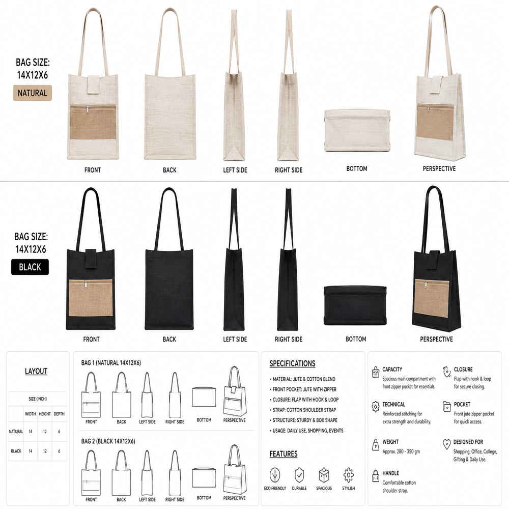 KORI JUTE SIDE BAG 14