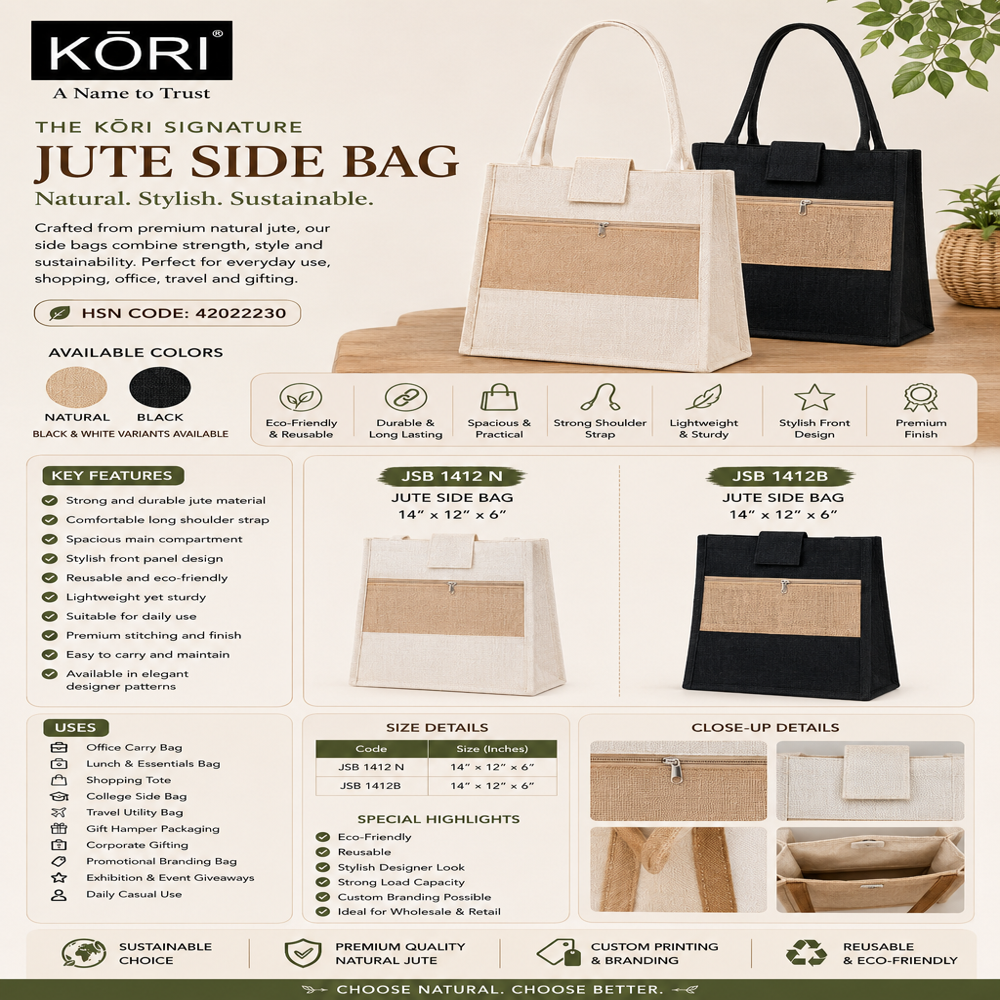 KORI JUTE SIDE BAG 14