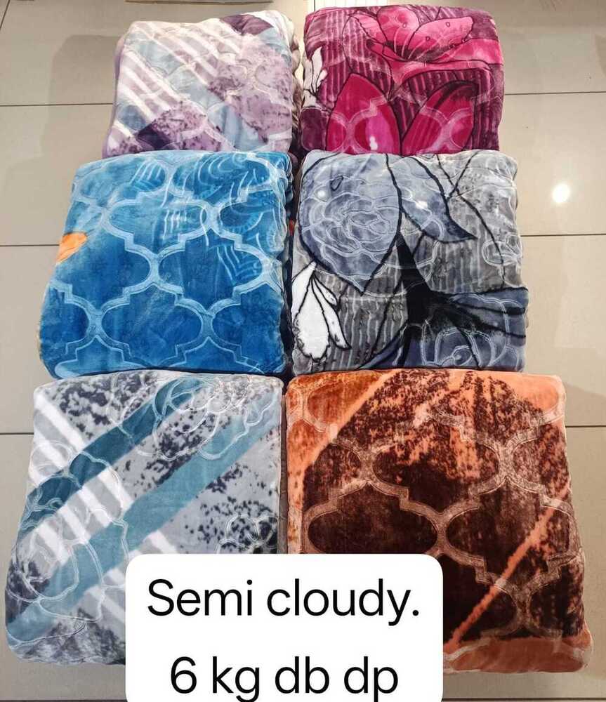 SEMI CLOUDY MINK BLANKET