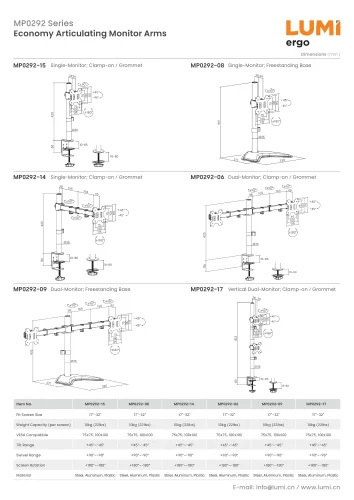 Single Articulating Monitor Stand & Computer Monitor Arm
