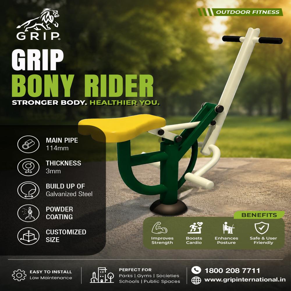 Outdoor Grip Bony Rider Exercise Equipment for Parks & Open Gyms