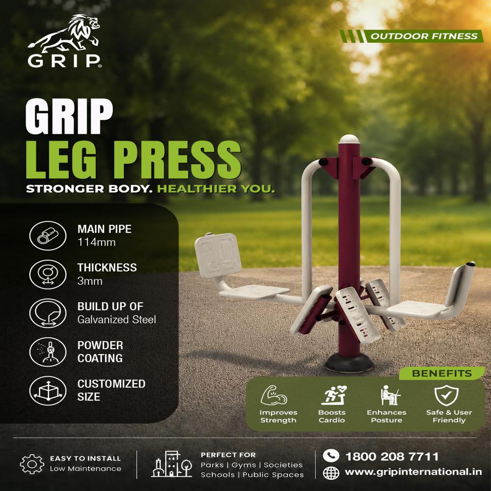 GRIP Outdoor Leg Press Open Gym Equipment