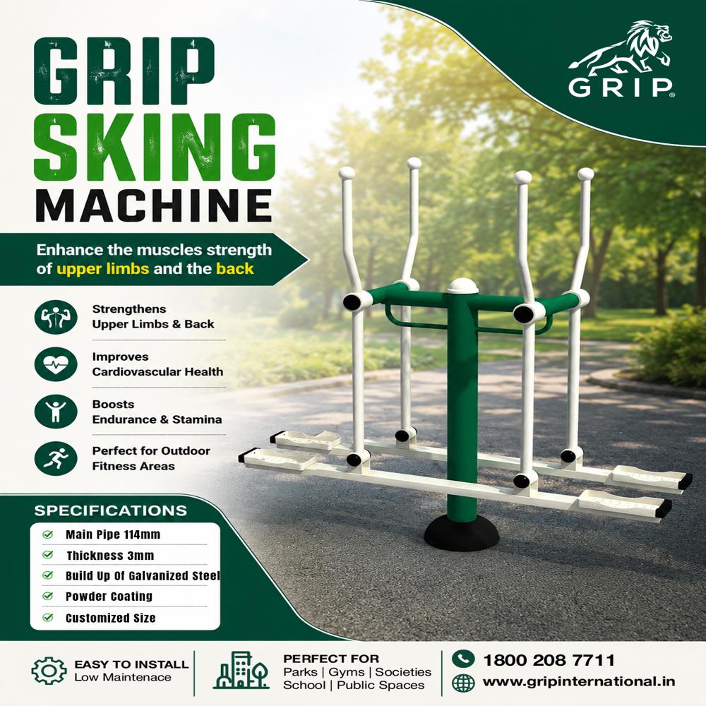 GRIP Outdoor Skiing Machine for Parks & Open Gyms
