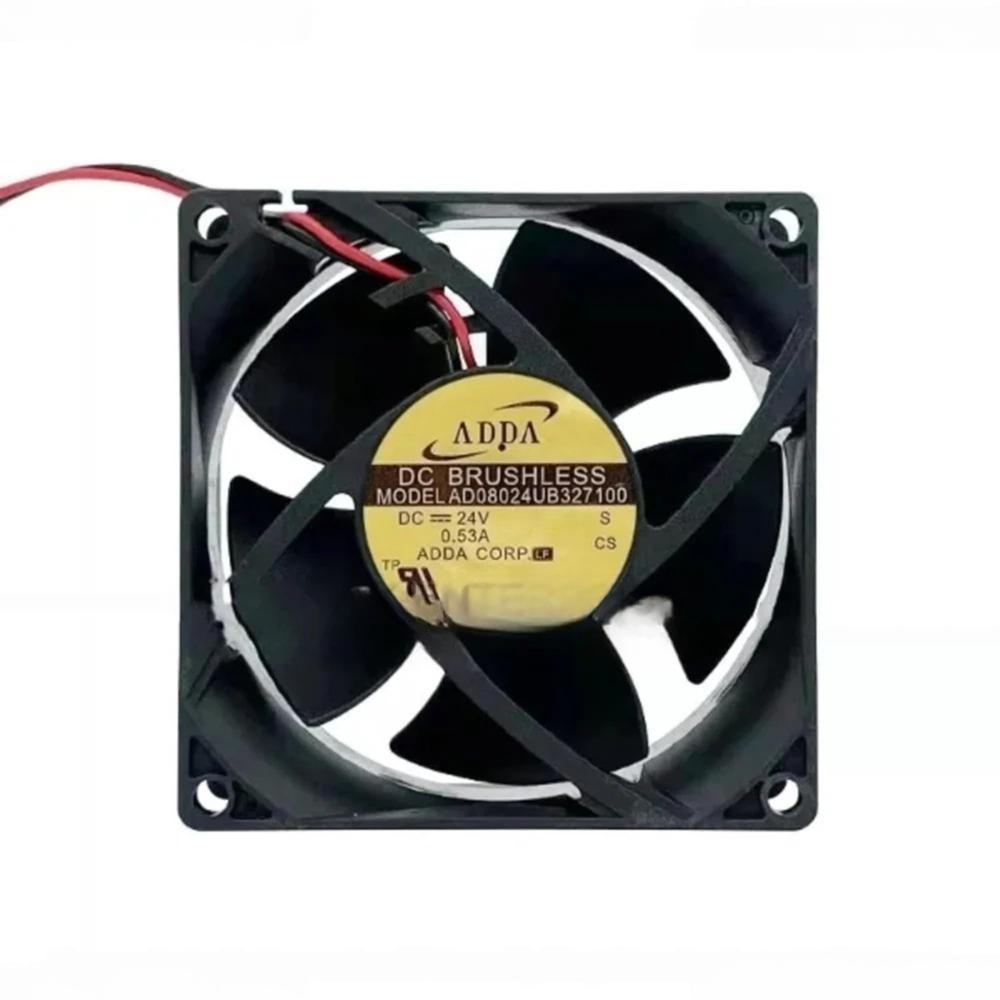 ADDA AD0824UB327100 24V DC 0.53A 8025mm Ball Bearing Industrial Inverter Axial Cooling Fan