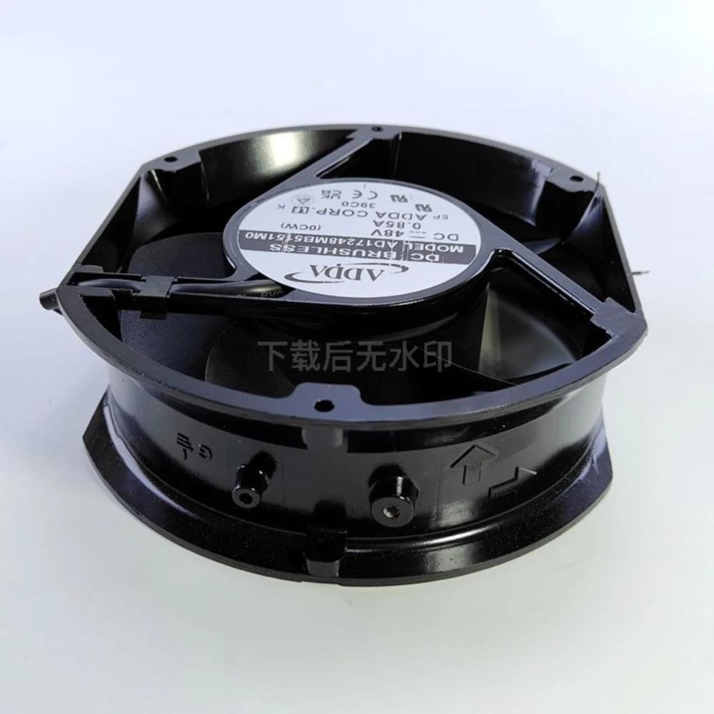ADDA AD17248MB5151M0 48V DC 0.85A 17251mm Ball Bearing Industrial Inverter Axial Cooling Fan