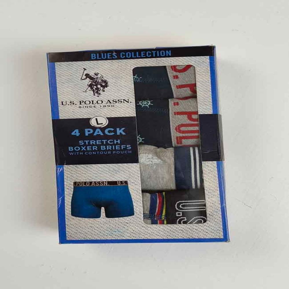M11640 | USPA Mens 4 Pack Stretch Boxers