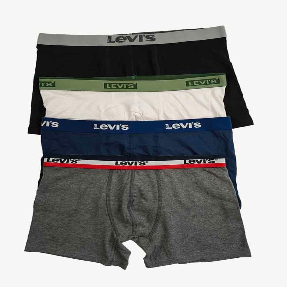M11639 | LEVI's Mens 4 Pack Stretch Boxers
