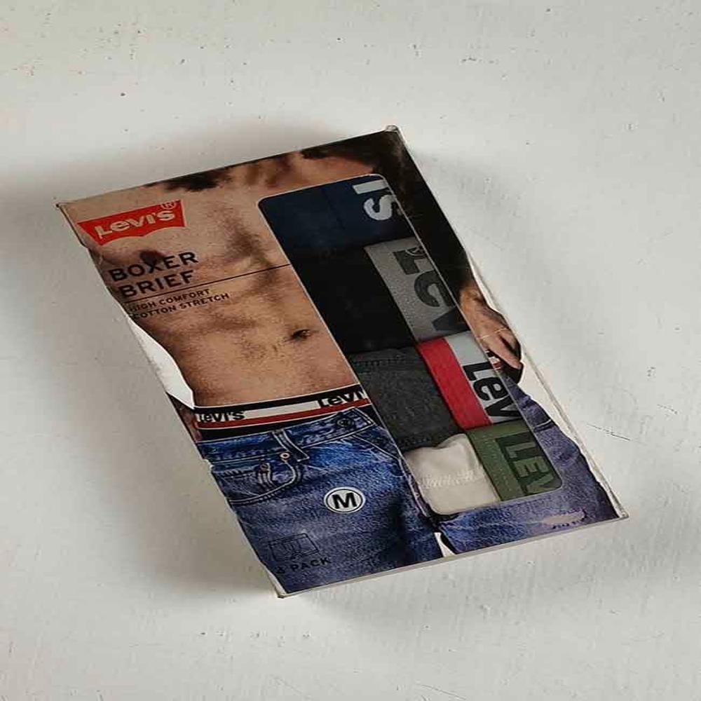 M11639 | LEVI's Mens 4 Pack Stretch Boxers