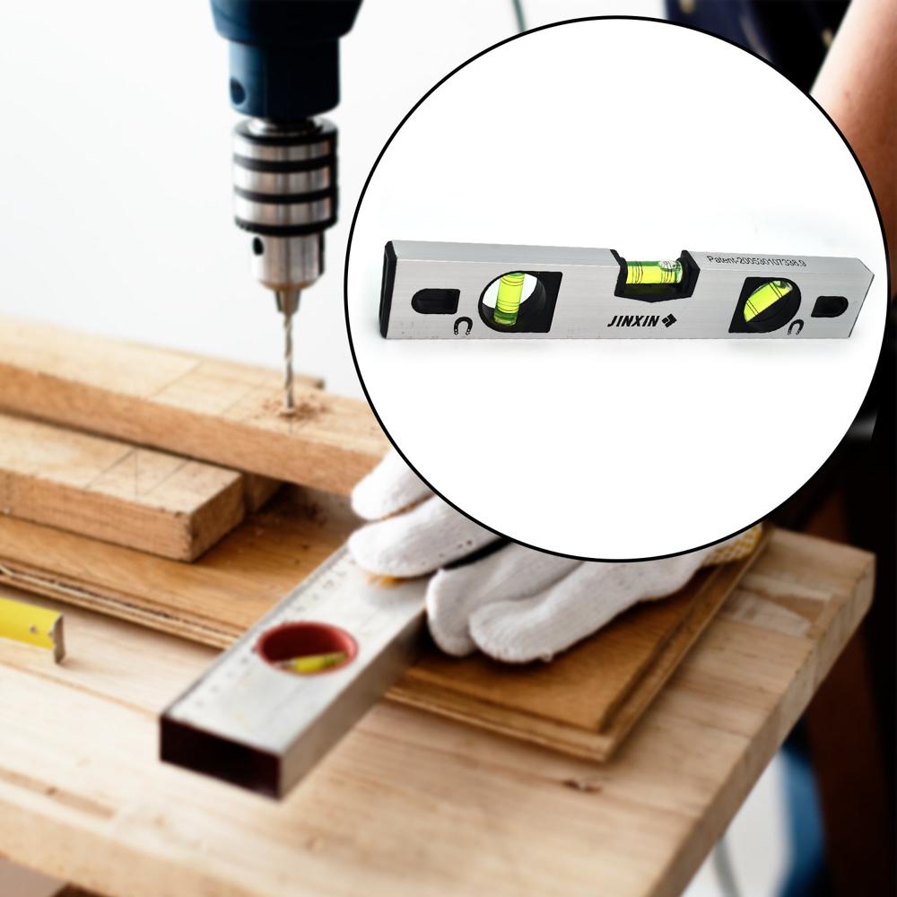 30 Cm Aluminum Alloy Magnetic Torpedo Level Metric Rulers - Color: Mix