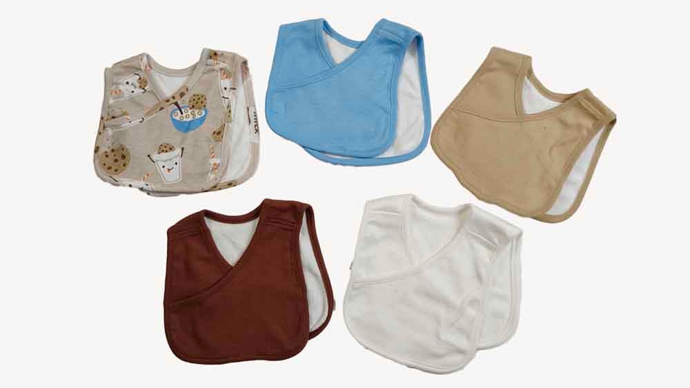 A31313 | Baby Organic Cotton 4-in-1 Baby Bibs