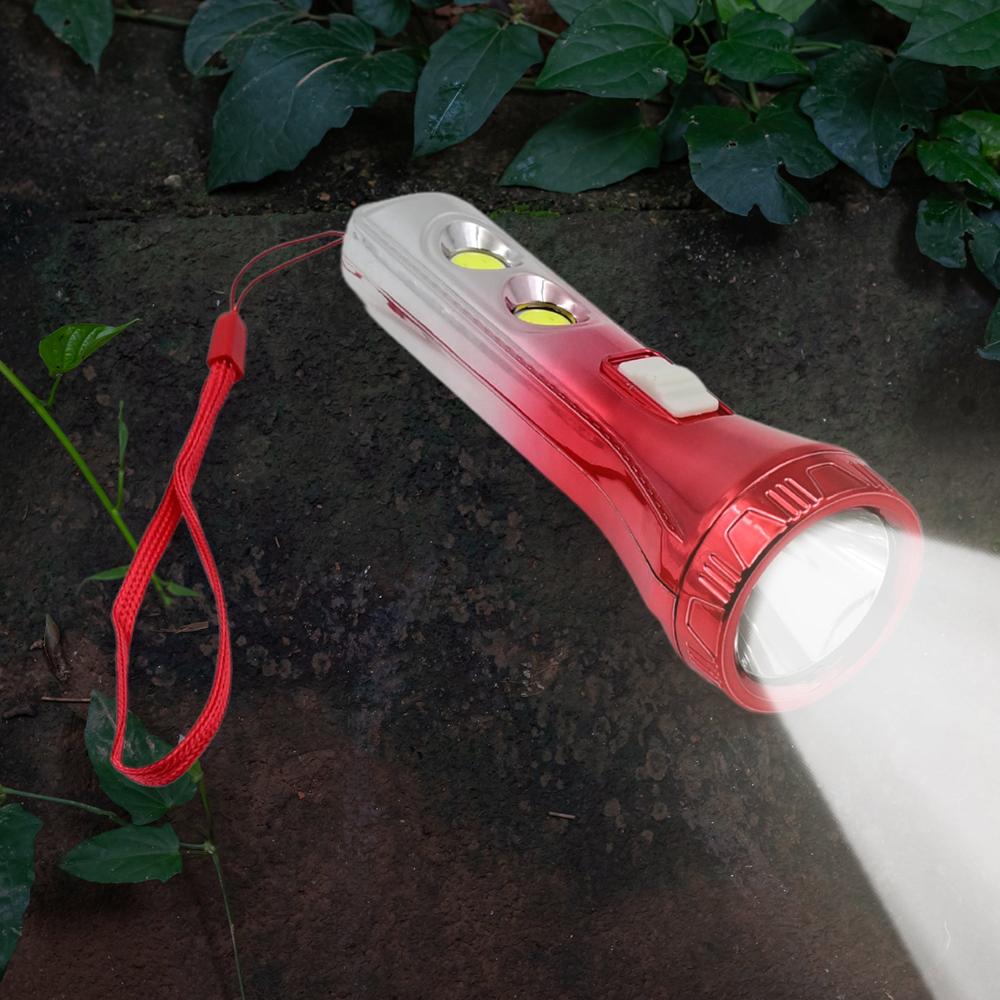 Multi Functional 3 Led Torchlight / Flashlight (1 Pc) - Color: Mix