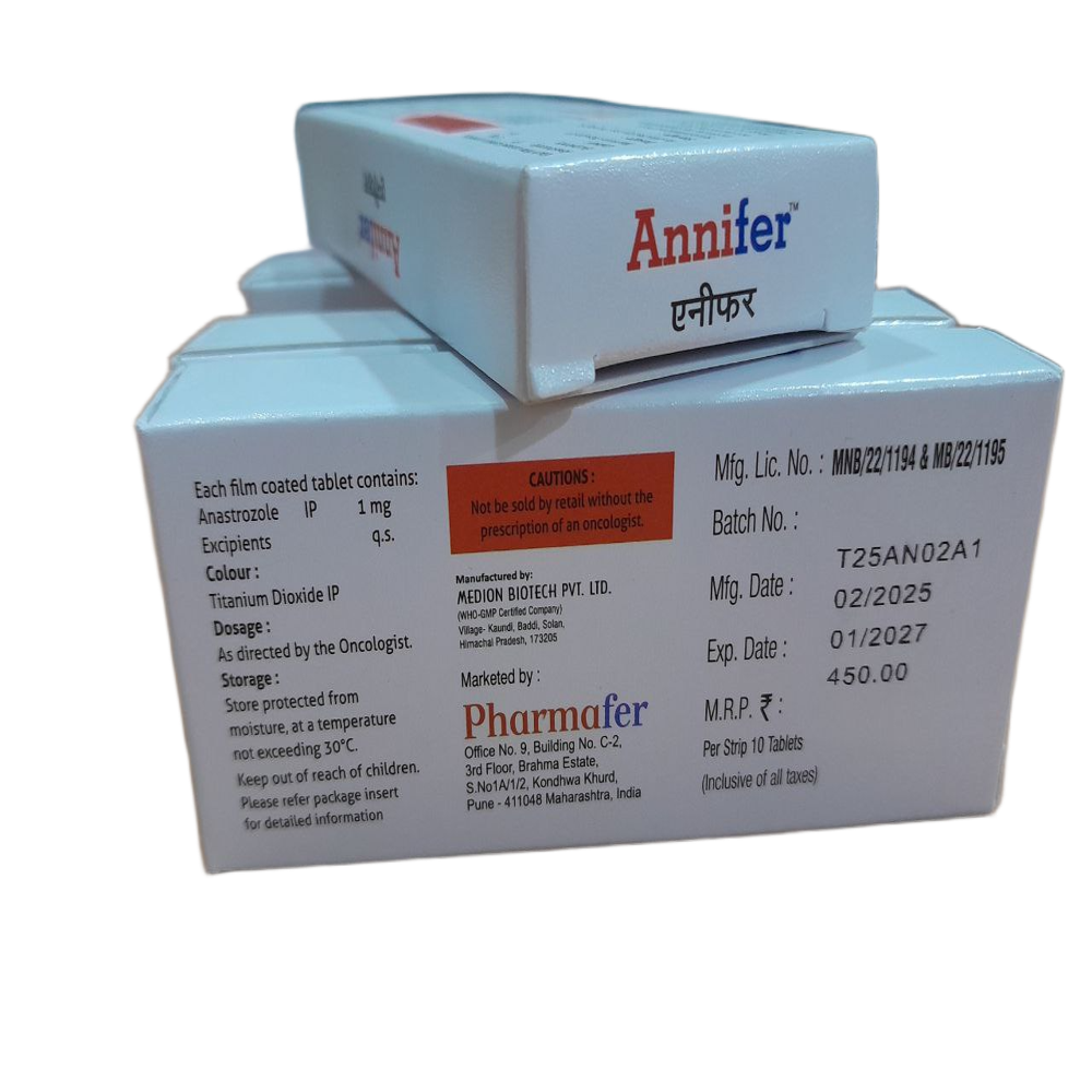 Annifer 1mg - Anastrozole Tablets