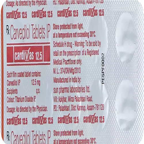 Carvedilol Tablet 3.125 Mg