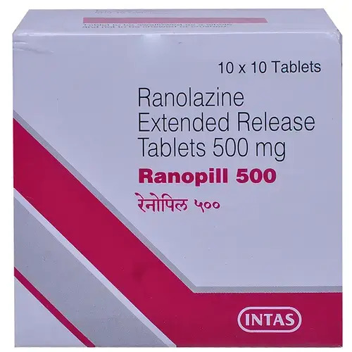 Ranolazine 500 Mg Tablet