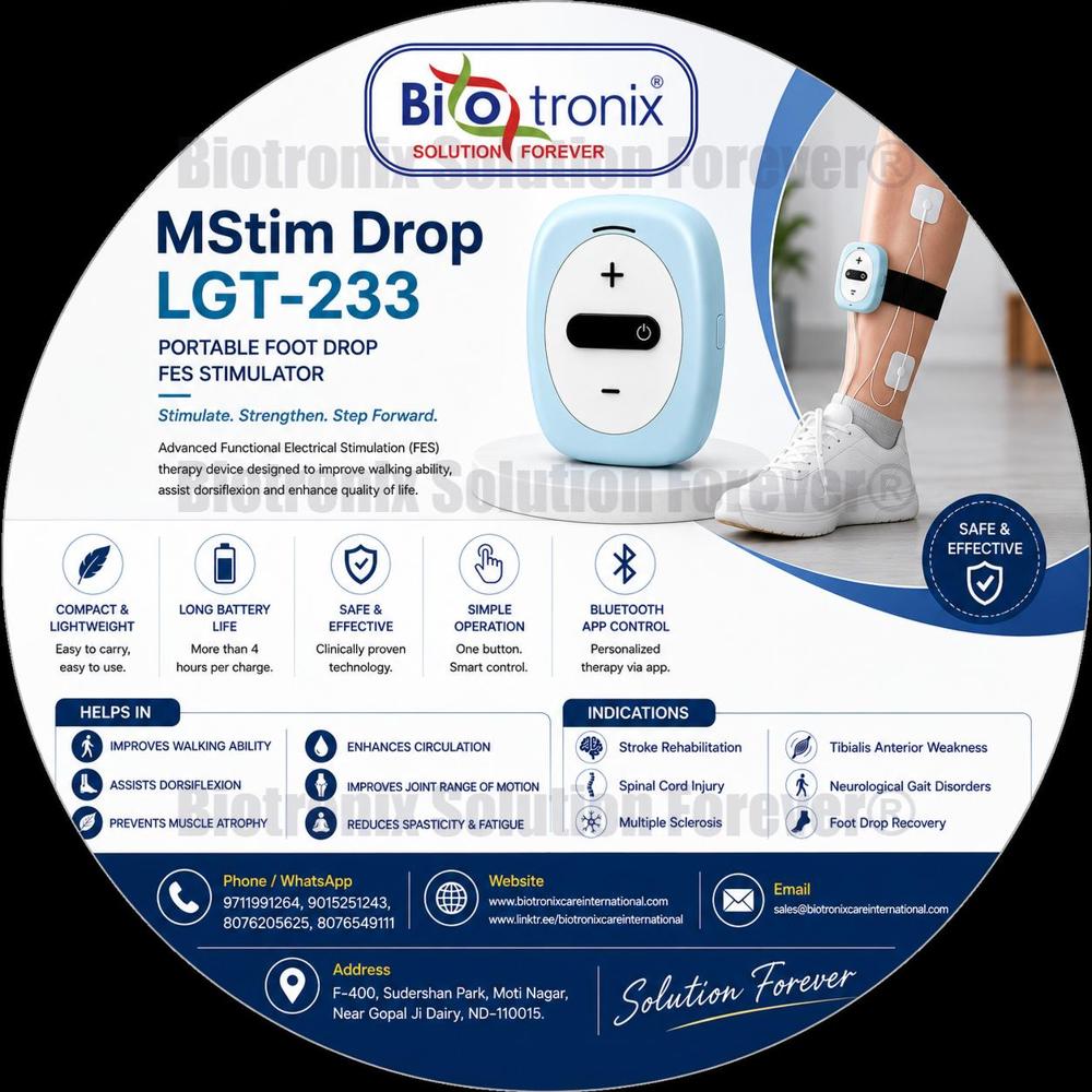 Foot Drop Rehabilitation System for Improved Mobility Support