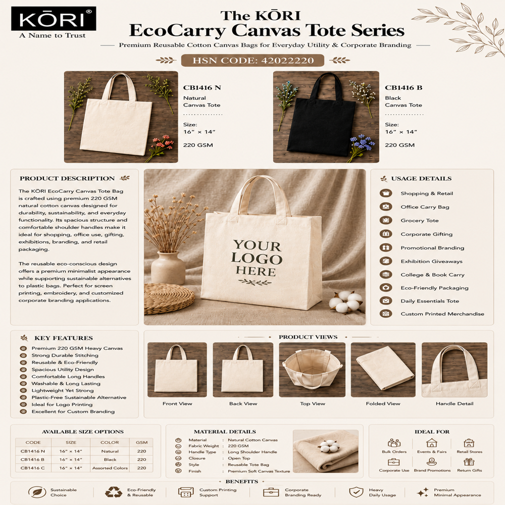 KORI CANVAS BAG 16