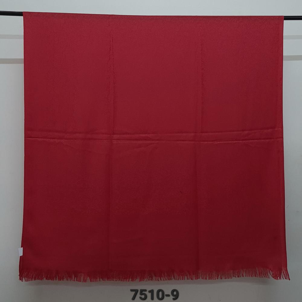 Poly Wool Blended Self Jacaurd  dyed Shawls