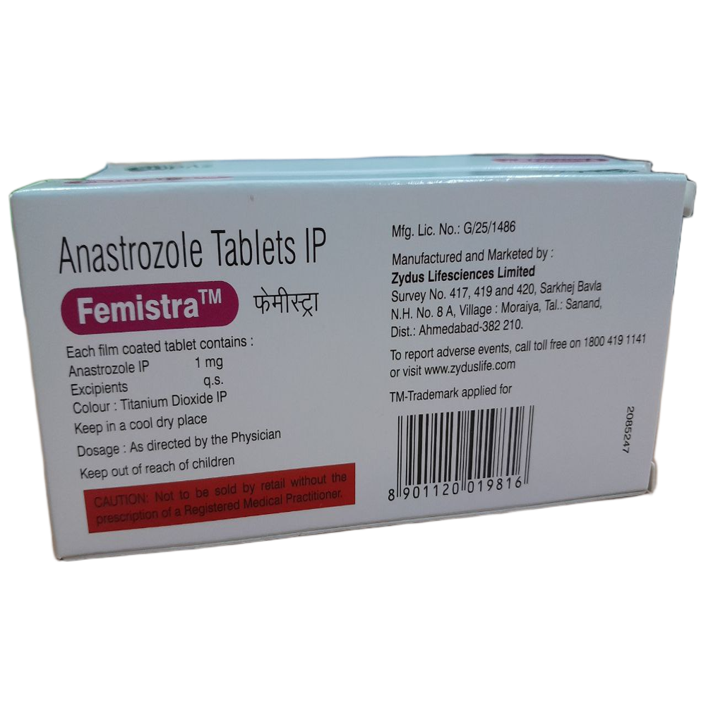 Femistra 1mg - Anastrozole Tablets