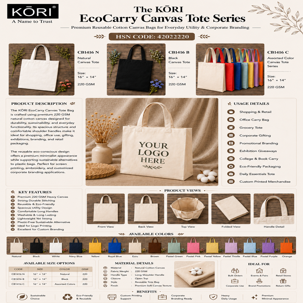 KORI CANVAS BAG 16