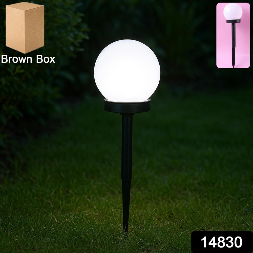 Solar-Powered Led Garden Globe Pathway Light (1 Pc) - Color: Mix
