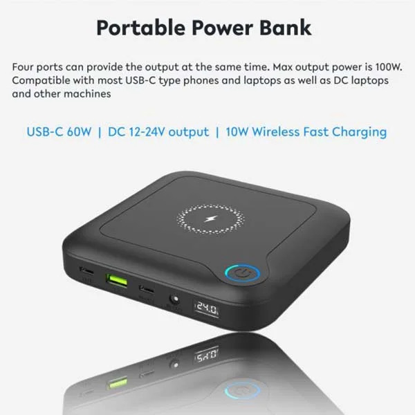 Coolnut Power Bank For CPAP and BIPAP Devices | 24000 mah.