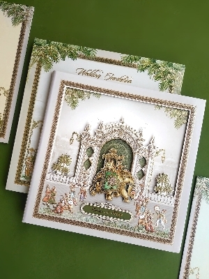 Wedding Card - Color: White