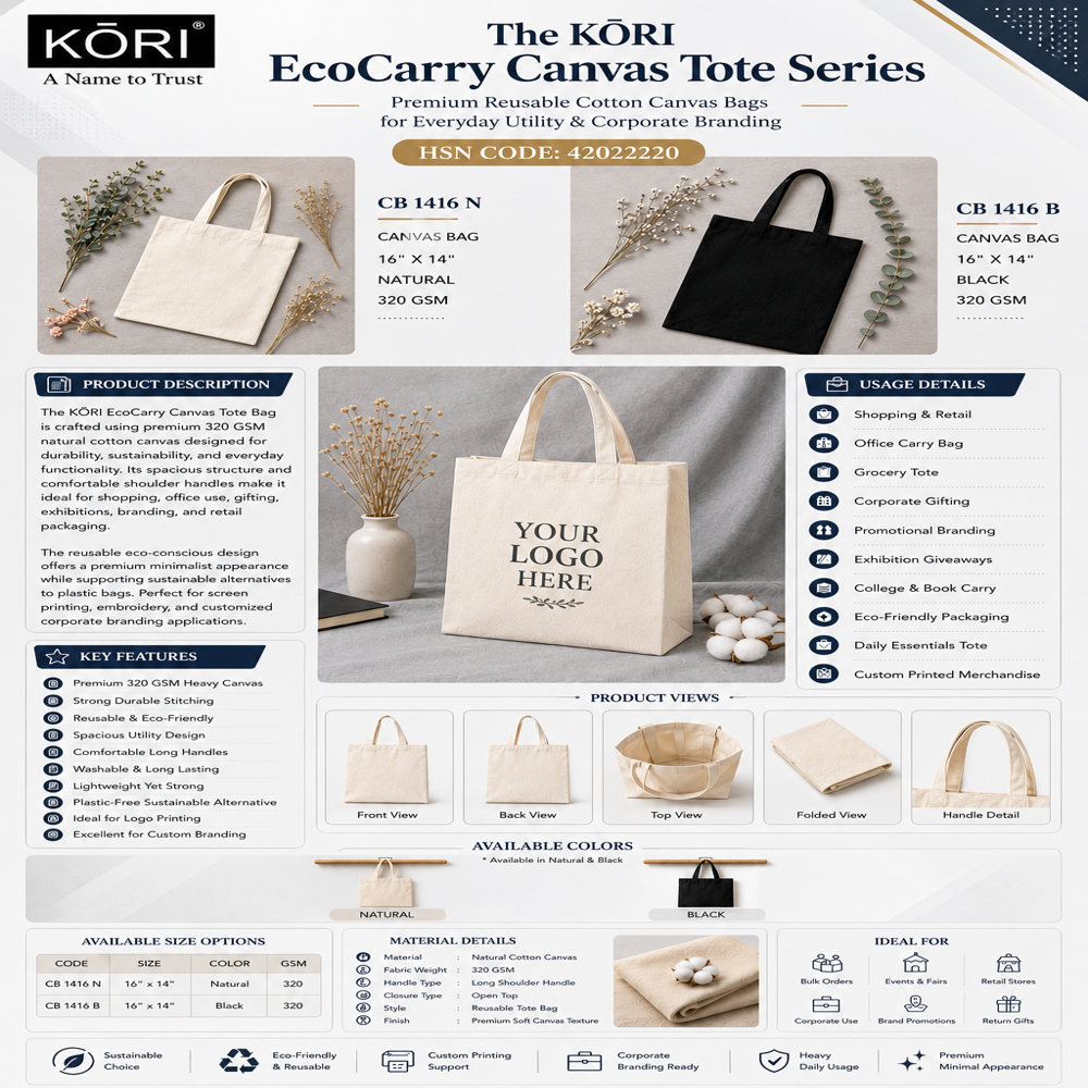 KORI CANVAS BAG 16