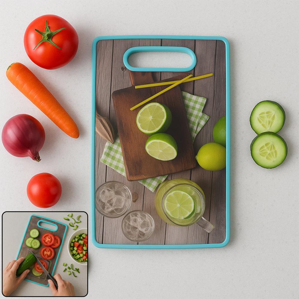 Premium Multipurpose Cutting Board (1 Pc / 36X23 Cm) - Color: Mix